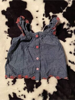 Penelope Mack Button Up Toddler Shirt Size 24 Months